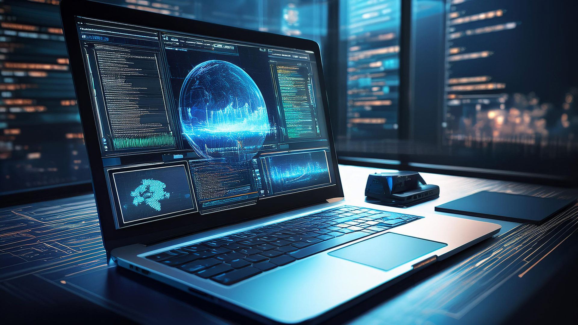 web development open laptop with stats and graphics that show the power of web development in the Lehigh Valley